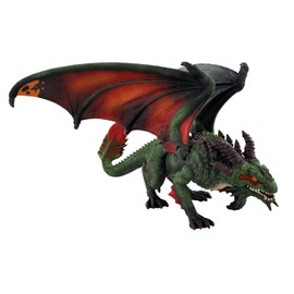 Bullyland 61505 Forest Dragon Fafnir Toy Figure, Approx. 20.5 cm Animal Figure, Accurate to Detail, PVC-Free, Ideal as a Small Gift for Children from 3 Years