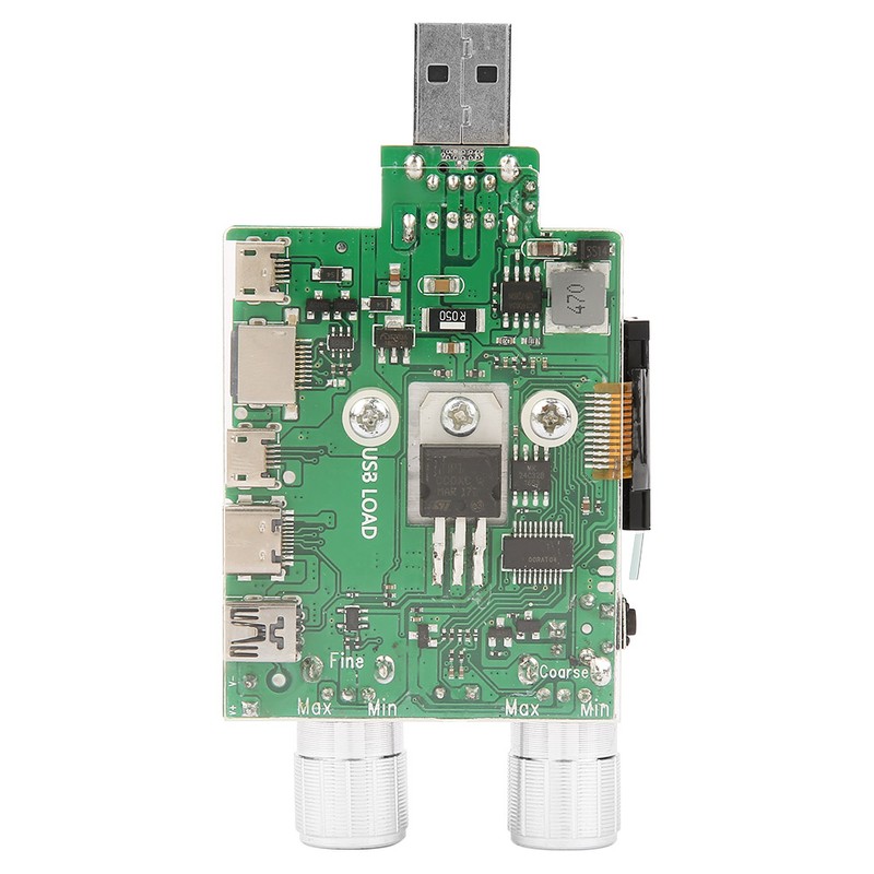 35W Adjustable USB Constant Current Electronic Load Battery Voltage Capacity