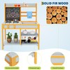 Mud Kitchen for Kids Outdoor Wooden Pretend Play Kitchen Set