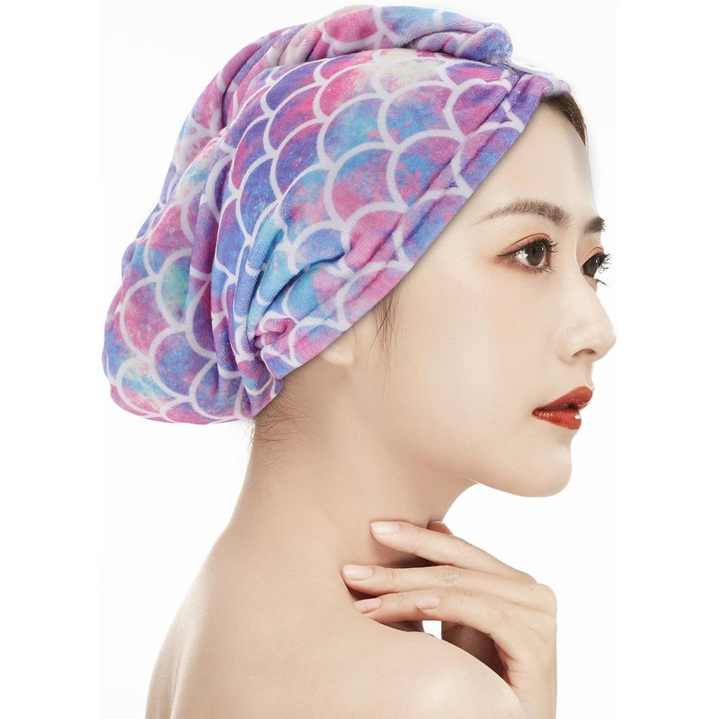 Toyvian 2 Piezas Toalla de Microfibra para Cabello Secado Rápido