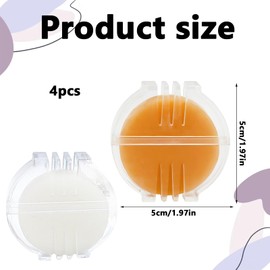 4PCS for Beeswax Block Wax Beeswax for Thread White and Yellow Thread Wax Sewing Thread Bees Wax with Box Beeswax Block Thread Wax for Sewing Threads for Easy Coating Zipper Lubrication