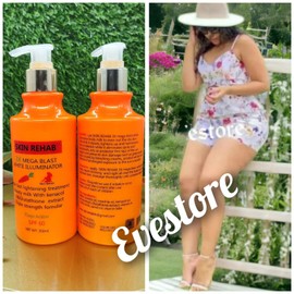 Skin Rehab 3x Mega Blast White Illuminator SPF60  👌 effective. 350ml X 1