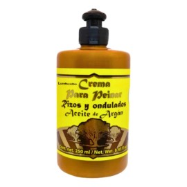 Crema Aceite Argan Peinado Rizos Crecimiento Cuidado Labs ncredible 250ml por 1 unidad