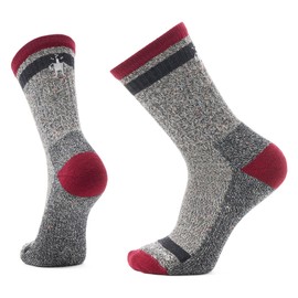 Smartwool Unisex Everyday Larimer Crew Socks Tibetan Red Medium
