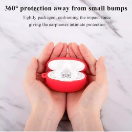 Estuchelandia Funda De Silicona Suave Y Gancho Para Realme Buds Air 3