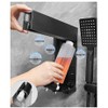 Liquid Soap Dispenser Wall Mount, 2 Chamber Bathroom Shower Pump