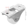 iplusmile 16pcs Furniture Moving Caster Mini Caster Furniture White Wheel
