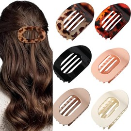 6PCS Horquillas Planas para Cabello, Pinzas para Curvas para Mujeres Cómodas, Sujeción Fuerte,Pinzas Planas para Cabello, Se Puede Usar En Todo Tipo D