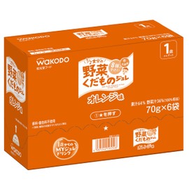 和光堂 1歳からのMYジュレドリンク1/2食分の野菜＆くだものオレンジ味 70g×6個