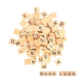 moinkerin 200 Pieces Wooden Letters Wooden Alphabet Tiles Letters Game for Child Education, Children's Toy, Crafts DIY