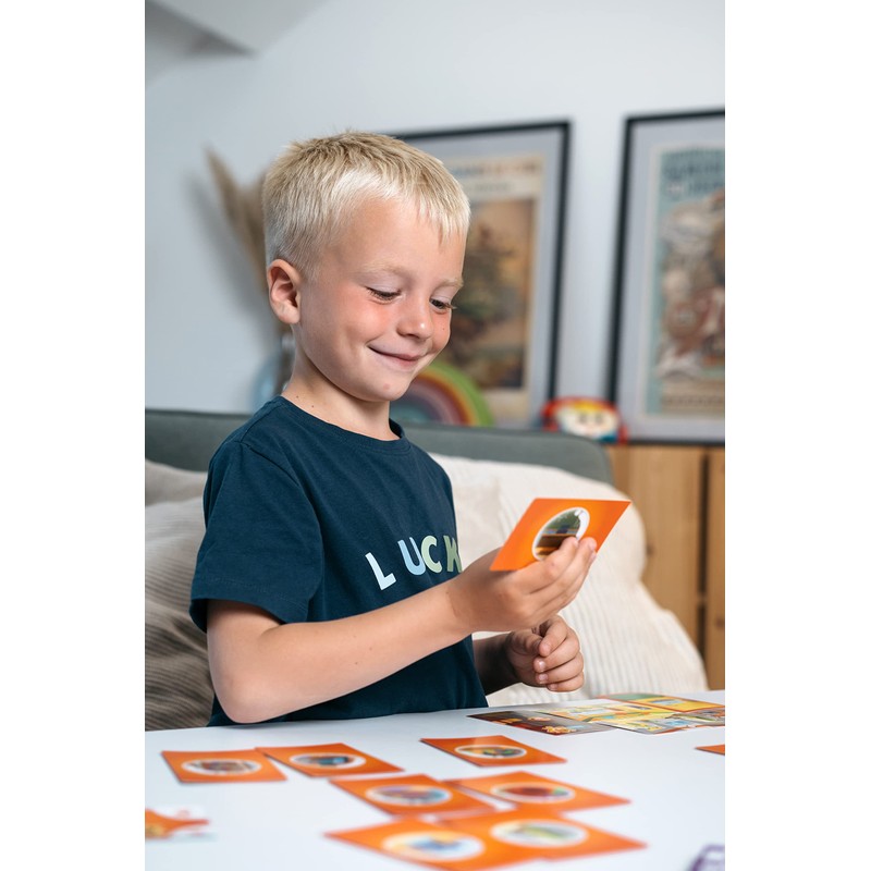 Blue Orange Histoire de Bubbles Multicolor