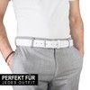 LINDENMANN Men's Leather Belt, 35 mm Wide, Belt, Men's Full