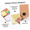 Operitacx 2 Sets of Combination Notepad Made of Kraft Paper