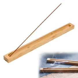 UrbanPulse Incense Burner, Incense Holder, Bamboo Incense Holder, Horizontal Incense Dish, Incense Stick, Ash Free, Portable, Portable, Meditation, Yoga, Relaxation, Sleep, Study Room/Tea Ceremony