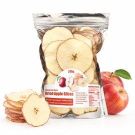 Dried Apple,7.05oz/200g,Dehydrated Apple Slices for Snacking Potpourri