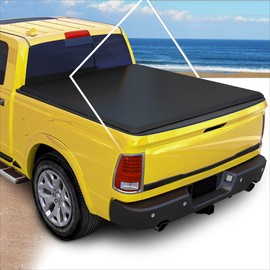 Vinyl Soft Top Roll-up Tonneau Cover Compatible with Chevy Silverado/GMC Sierra with Fleetside/Styleside 8ft Bed 99-14