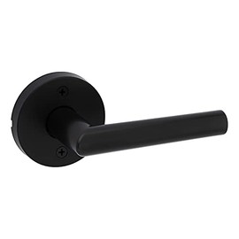 Kwikset Milan Half-Dummy Door Lever in Matte Black