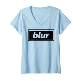 Womens Blur vs Oasis V-Neck T-Shirt