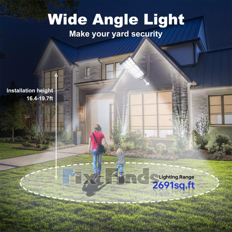 10000W Outdoor 1680LED Solar Street Light Commercial Dusk to Dawn