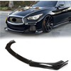 KUAFU 3Pcs Front Bumper Lip Compatible with 2018-2021 Infiniti Q50