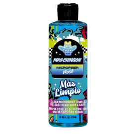 Mas Chingon Microfiber Wash Clean Car Wash Towel Concentrated Cleaning Detergent Effectively Removes Oils Release Heavy Dirt & Grime Safe on All Fabrics 16 fl oz (1-Pack)