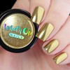 Whats Up Nails - Polvo cromado dorado para uñas de