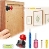 Picture Hanging Tool with Red Ink Marker, No-Measure Frame Hanger