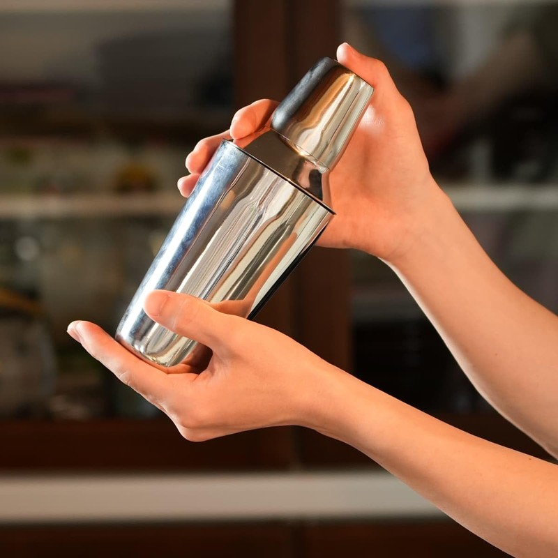 Thunder Group SLIG003 Cocktail Shaker 16oz Stainless Steel Dishwasher Safe
