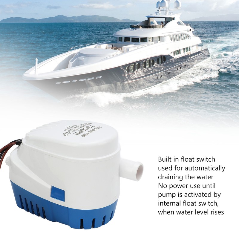 Blige Water Pump Automatic Submersible 750GPH 12V Good Sealing High