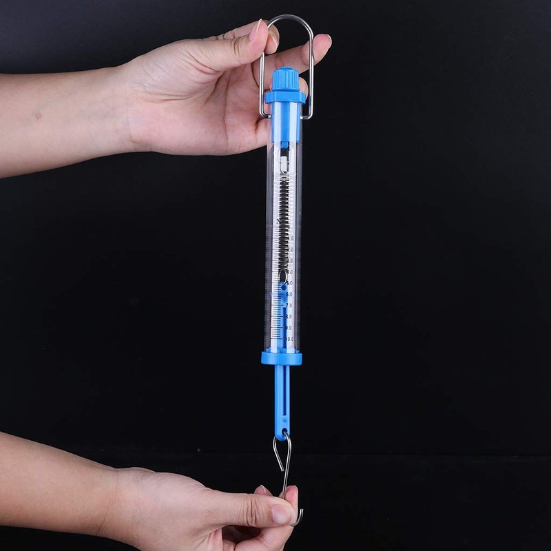 vsilay Labs Newton Force Meter Spring Scale Scale Labeled Transparent