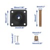 OTOTEC 8Sets M8 Angled Legs Fixing Mounting Plate 12° Suitable