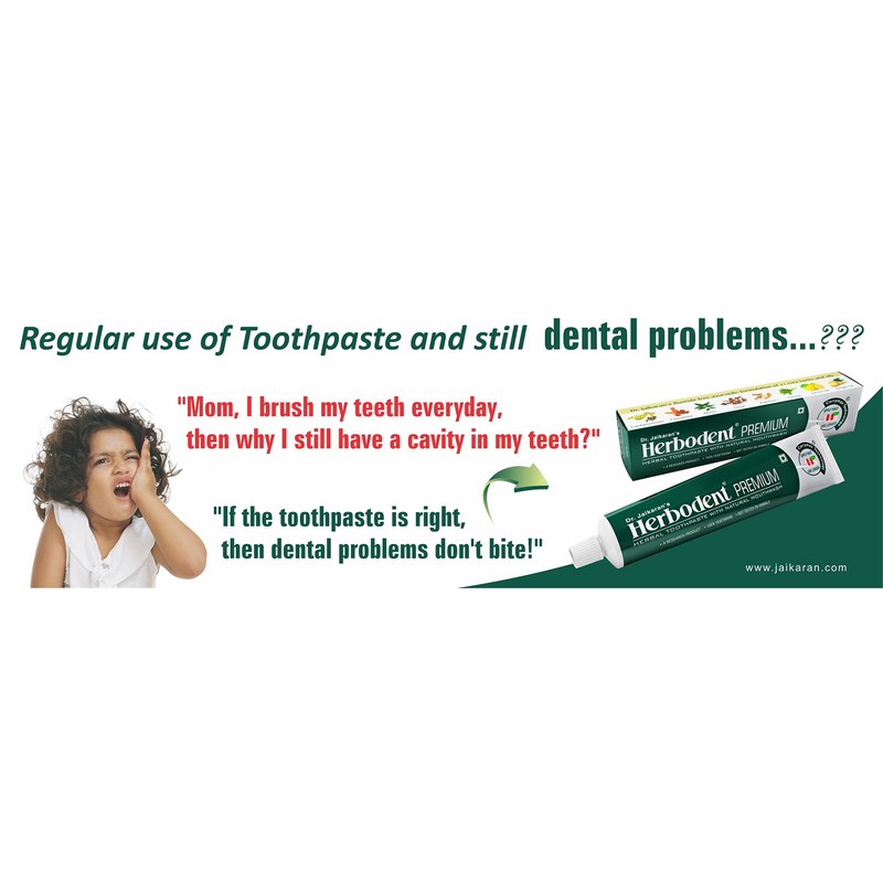 Herbodent Dr JAIKARAN's Premium Tooth Paste (Best Herbal Tooth Paste