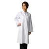 Lab Coatnet Women's Exam Cloth Long Sleeve White, white