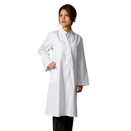 Lab Coatnet Women's Exam Cloth Long Sleeve White, white