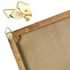 ZAAWUUT 50 Sets Metal Picture Hangers with Screws, Small Triangle