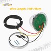 Partsam 2PCS Dual Revolution 17 Led Watermelon Lights, Red Stop