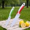 2 PCS Professional Ceramic knife 6”Meat knife 4” Fruit Knife,Kitchen