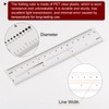 sourcing map 2pcs Film Flexible Ruler 6 Inch 0.1mm Scale