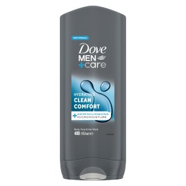 Dove MenCare Jabón Líquido Corporal Clean Comfort para hombre, deja la piel limpia y suave, apto para todo tipo de piel 400 ml                        