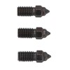 3Pcs Hardened Steel Nozzle 3 Holes High Flow 1.75mm Long