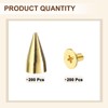 uxcell 200 Sets Spikes and Studs, 7 x 13mm Cone