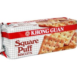 Square Puff Biscuits - 7.05oz [3 units] by Khong Guan.