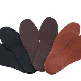 Nicks Leather Shoe/Boot Insoles | U.S. Tanned Leather Insoles That Shape to Your Foot | Trim to fit | Handmade | (US Men's 8-9.5)