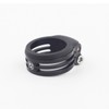 Fouriers CNC Alloy Seatpost Clamp Fixed 31.8mm/34.9mm Waterproof Superlight(31.8 black)