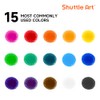 Tempera Paint Sticks, 15 Colors Solid Tempera Paint for Kids,
