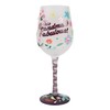 Top Shelf Copa de vino con texto en inglés "This