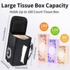 Car Tissue Holder Rectangle Tissue Box Cover for 60/120/180 Count,