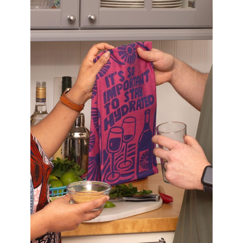 Blue Q Funny Woven Dish Towel ~ It's So Important