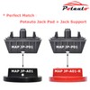 POTAUTO Universal Aluminum Jack Pad Jacking Puck Adapter Support for