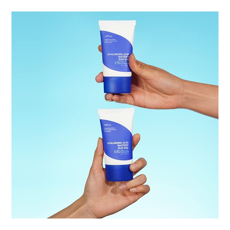 ISNTREE Hyaluronic Acid Watery Sun Gel, 50ml, Pack of 2